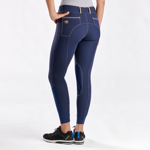 Piper Evolution Breeches - Navy/Tan - Knee Patch 24R - Picture 2 of 8